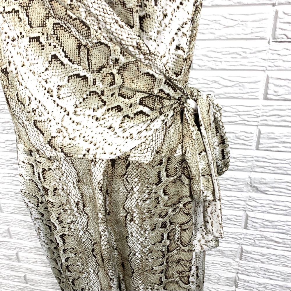 Emma & Michele Snakeskin Print Jumpsuit - Picture 3 of 8